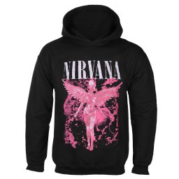 mikina pánská Nirvana - Angel Red -i BL - ROCK OFF - NIRVHD105MB