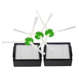 Kartáčky pro iRobot Roomba Combo 10 Max, j7, j7+, j9, j9+ a HEPA filtry, 3+2ks