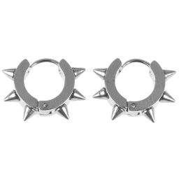 náušnice Silver Spikes - PSY1114