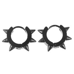 náušnice Black Spikes - PSY1108