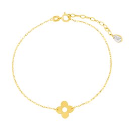 Silvego Zlatý náramek Tahoma ze žlutého zlata s Brilliance Zirconia - FNN11068BGY