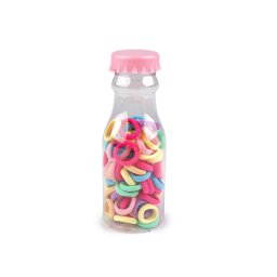 Mini gumičky do vlasů v designovém balení, barva 1 mix