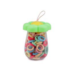 Mini gumičky do vlasů v designovém balení, barva 4 mix