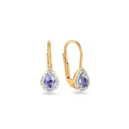 Unikátní tanzanitové náušnice 0,34 ct Liberty IZBR583NN