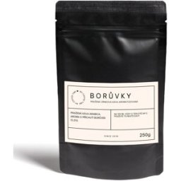 MyCoffeeTime Aromatizovaná zrnková káva, borůvky, 250 g