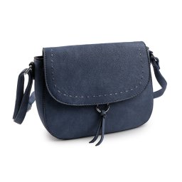 Kabelka crossbody 23x20 cm, barva 27 modrá jeans