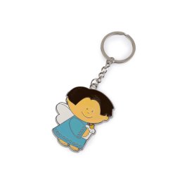 Přívěšek na klíče anděl, barva 2 modrá azuro