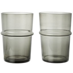 Ferm Living designové sklenice na vodu Boya Glasses Tall