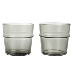 Ferm Living designové sklenice na vodu Boya Glasses Low