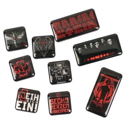 magnet (set 9ks) RAMMSTEIN - Rot - MSR_23