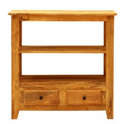 indickynabytek.cz - TV stolek nebo konzolový stůl Jali 90x90x35 z indického masivu palisandr / sheesham