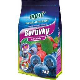 AGRO Organicko-minerální hnojivo na borůvky a brusinky 1 kg AG02300003010