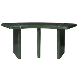 Ferm Living designové zahradní lavice Deya Curved Bench