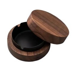 Gaira® Popelník Walnut 8343, Barva černá