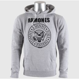 mikina pánská Ramones - Seal Logo Gry - BRAVADO EU - RAHD01MG