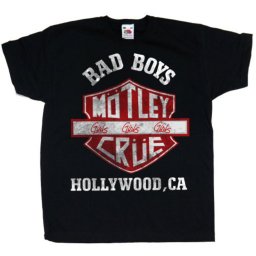 tričko dětské Mötley Crüe - Bad Boys Shield Youth - ROCK OFF - MOTTEE34BB