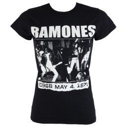 tričko dámské Ramones - CBGBS 1978 - ROCK OFF - RATS22LB
