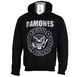 mikina pánská Ramones - Presidential Seal - Black - ROCK OFF - RAHD03MB01