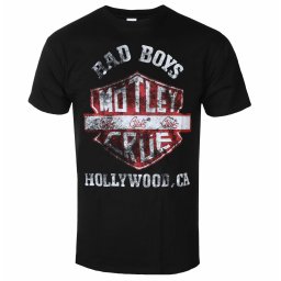 tričko pánské Mötley Crüe Bad Boys Shield - ROCK OFF - MOTTEE34MB