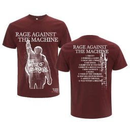 tričko pánské Rage Against the Machine - BOLA Album Cover Tracks - Maroon - RTRAMTSMALB