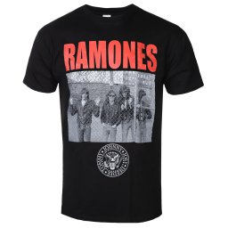 tričko pánské Ramones - Cage Photo - ROCK OFF - RATS50MB