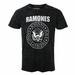 tričko pánské Ramones - Presidential Seal Snow Wash - ROCK OFF - RASWASH02MB