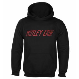 mikina pánská Mötley Crüe - Distressed Logo - BLACK - ROCK OFF - MOTHOOD16MB