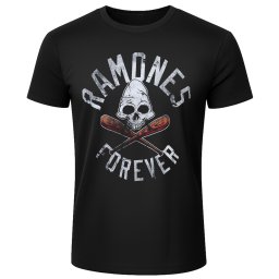 tričko pánské Ramones - Forever - BL - ROCK OFF - RATS49MB