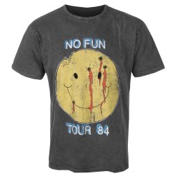 tričko pánské Mötley Crüe - No Fun Tour '84 Stone Wash - CHAR - ROCK OFF - MOTSTNW63MC