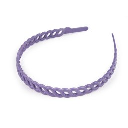 Plastová čelenka do vlasů, barva 2 fialová tmavá