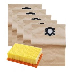 Filtr pro KÄRCHER WD 4, WD 5, WD 6, WD 7 a sáčky papírové 1+5ks