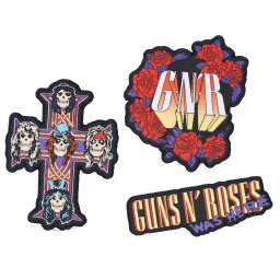 nášivka (set 3 ks) Guns N' Roses - SETP18