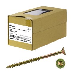 DEMA Šrouby do dřevotřísky částečný závit 5x120/66 T30, 1 kg 35117D