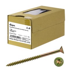 DEMA Šrouby do dřevotřísky částečný závit 6x120/66 T30, 1 kg 35121D
