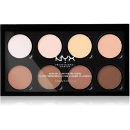 NYX PROFESSIONAL MAKEUP Highlight & Contour Pro Palette paleta rozjasňovačů, 21,6 g