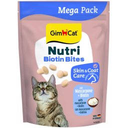 GimCat Nutri BIOTIN Bites bonbonky s mascarpone MEGA Pack 425 g