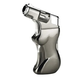 Gaira® Plynový zapalovač Žena 8123, Barva šedá