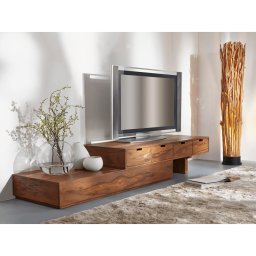 indickynabytek.cz - TV stolek 260x40x40 z indického masivu palisandr / sheesham