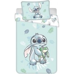 Jerry Fabrics Povlečení do postýlky Lilo and Stitch Frog baby 100 × 135 cm, 40 × 60 cm