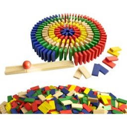 Dvěděti Domino barevné 800 dílků