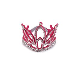 Gumička korunka na drdol, barva 3 pink