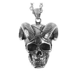 obojek Goat Horns Skull - SSLHP151P