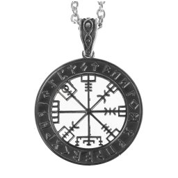 obojek Nordic Viking Symbol Compass - SS8-698P