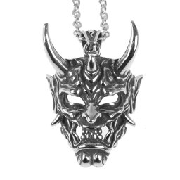 obojek Evil Dragon Head Men - SS8-890P Steel