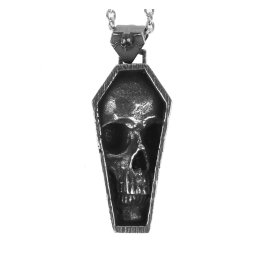 obojek Skull Coffin - SS8-869P 316L