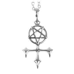 obojek Pentagram Cross - SS8-736P