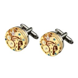 Gaira® Manžetové knoflíčky 39803, Barva zlato-stříbrná