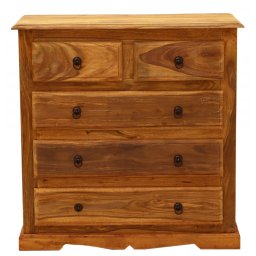 indickynabytek.cz - Komoda Jali 90x90x45 z indického masivu palisandr / sheesham