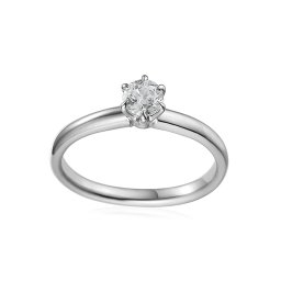 Zásnubní diamantový prsten Caissa, bílé zlato IZBR580A