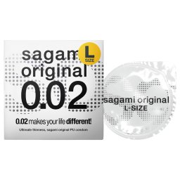 Sagami Original 0,02 L - kondom - 58 mm - 1 ks